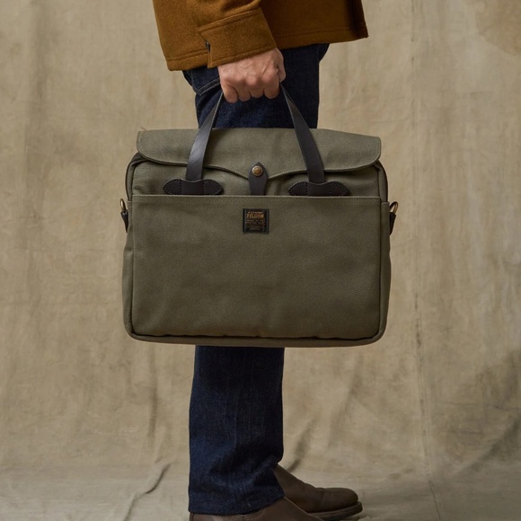 Filson Rugged Twill Original Briefcase – Like New - Picture 11 of 12